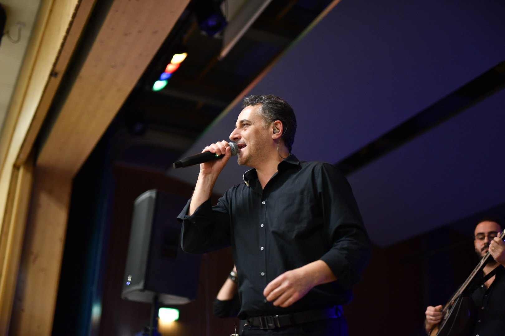 Gesang auf der Bühne